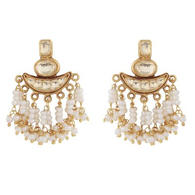 Indian Inspired Modern Earrings - Kastur Jewels