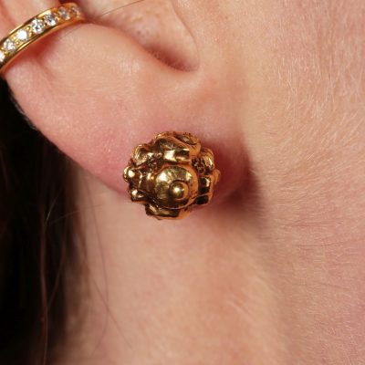 Heritage18kt Gold Stud Earrings