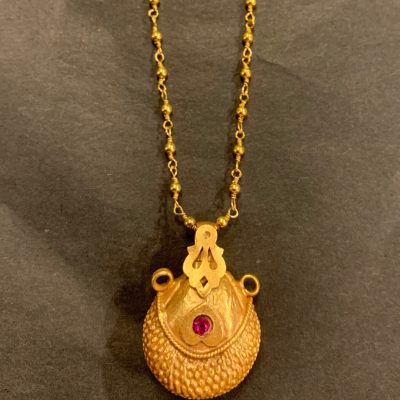 Bottle Shaped Amulet Pendant/Necklace