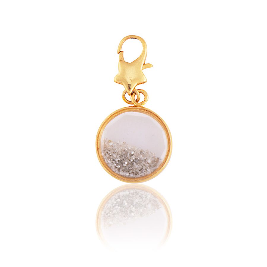Moving Loose Diamond Mandala Pendant/Necklace