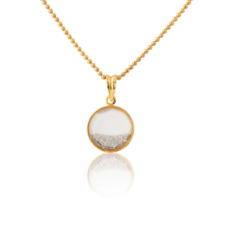 Moving Loose Diamond Mandala Pendant/Necklace - Image 3