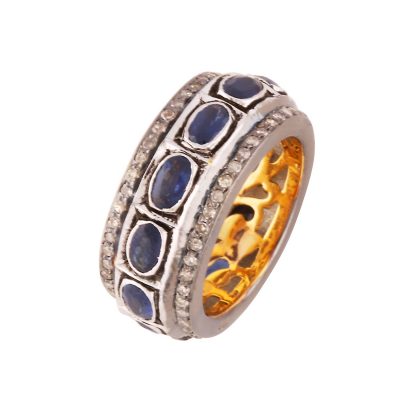 Classic Blue Sapphire Ring Band