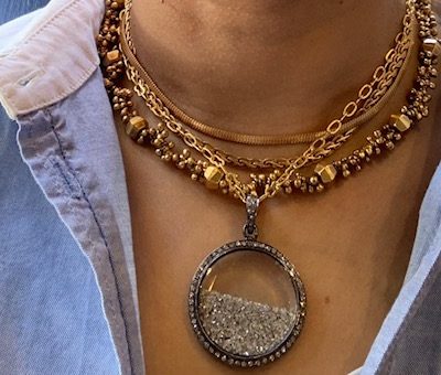 Textured Granulated Kindness Necklace