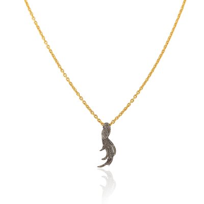 Peacock Diamond Brooch/Necklace
