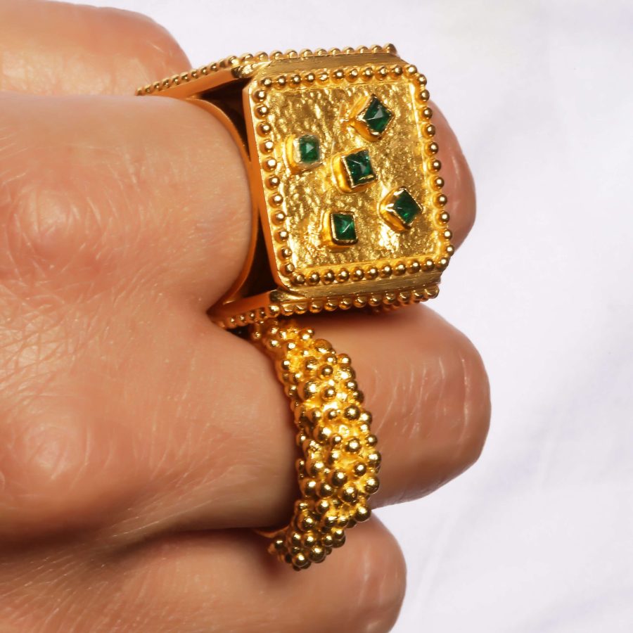 Granulated Ring Band