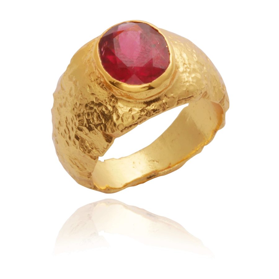 Vermeil Ruby Ring Band