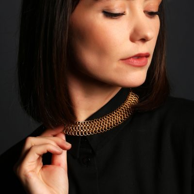 Antique Inspired Woven Necklace