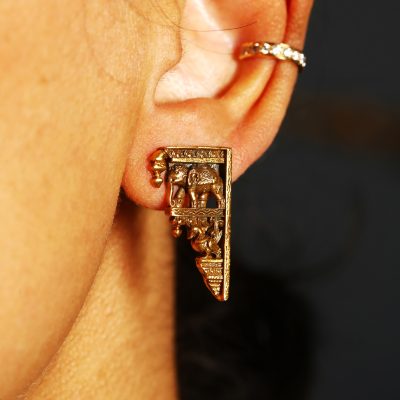 The Elephant & The Temple Earring