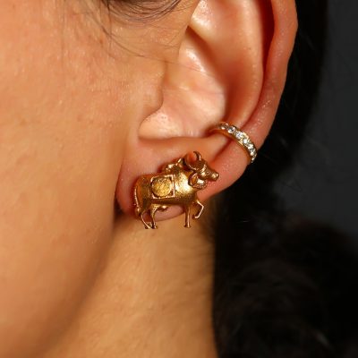 The Holy Cow Earring
