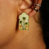 The Enamel Palace Palm Earring - Image 2