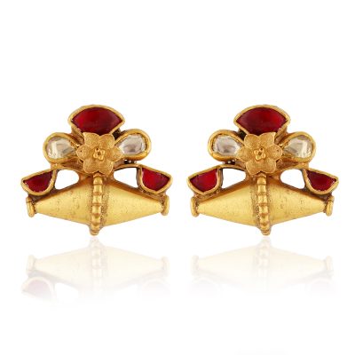 Simple Heritage Glass & Crystal Evil Eye Studs