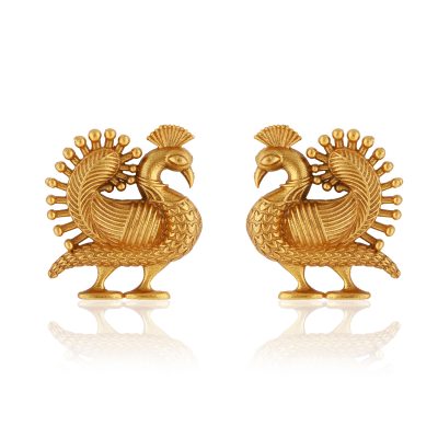 The Stand Proud Peacock Stud Earring