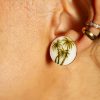 The Enamel Mughal Palm Round Stud Earring - Image 2