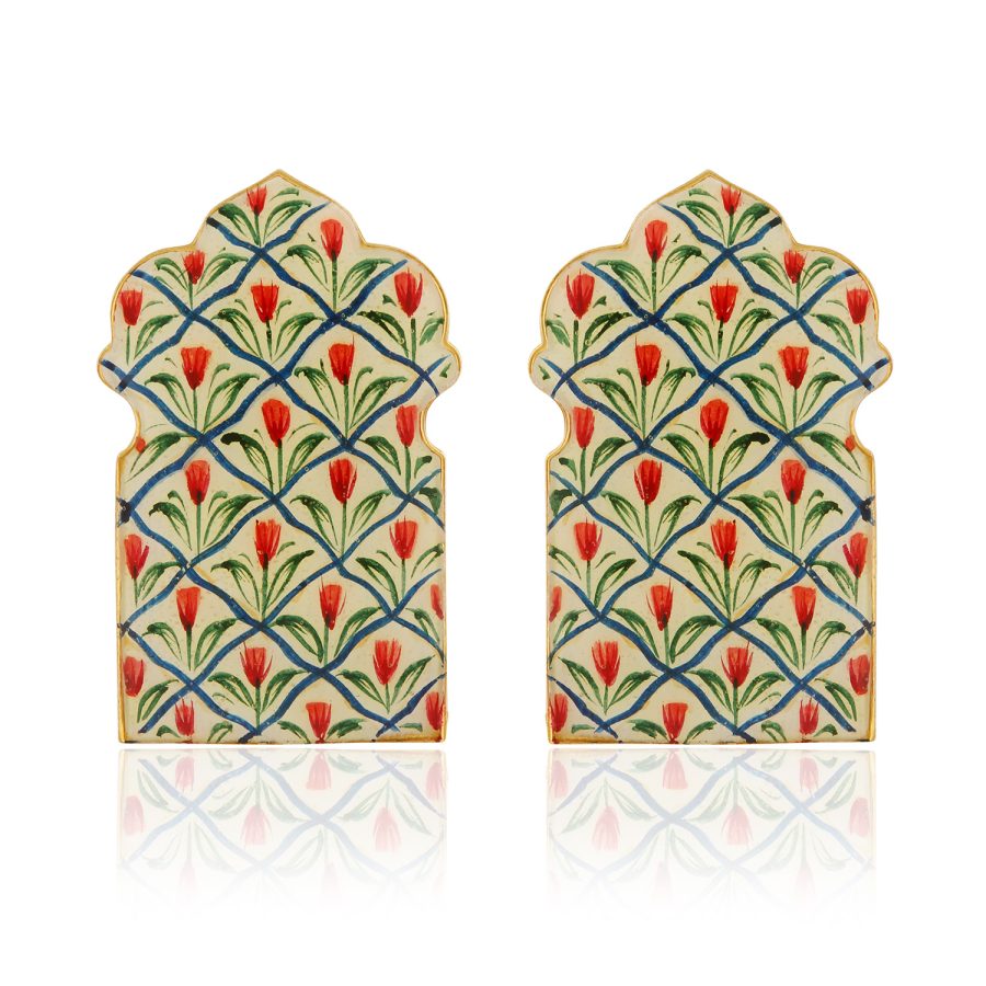 The Geometric Tulip Palace Earring