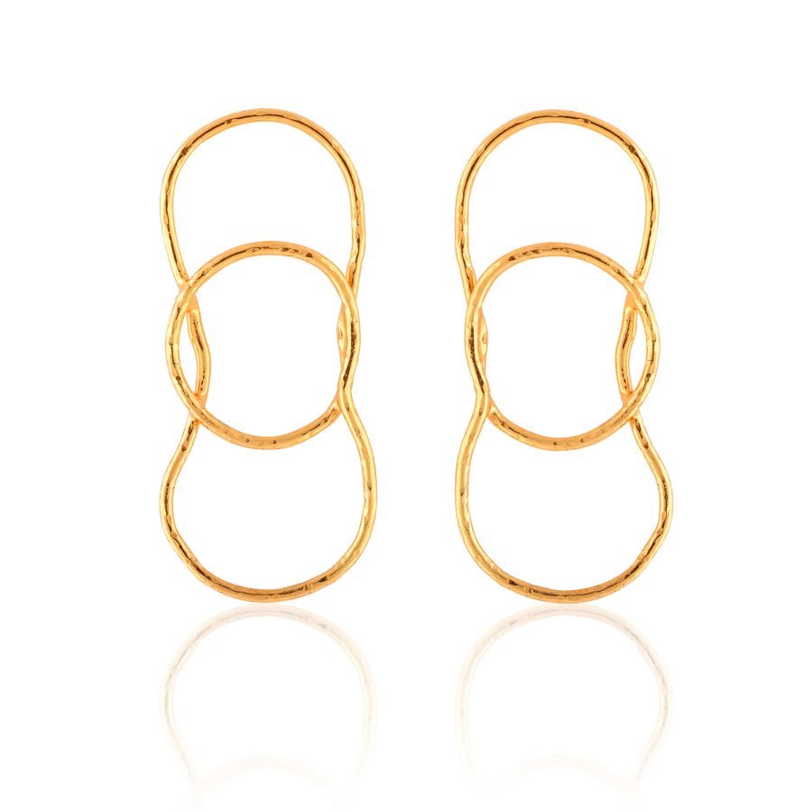 Abstract Twig Detail Earrings