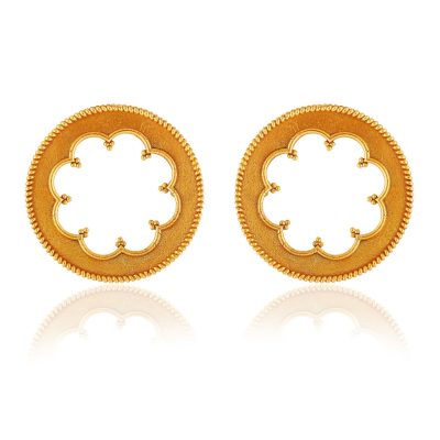 Antique Floral Mandala Earrings