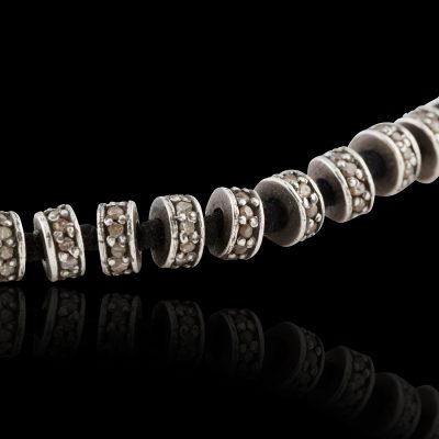 Simple Bracelet with Diamonds (Men's Edit)