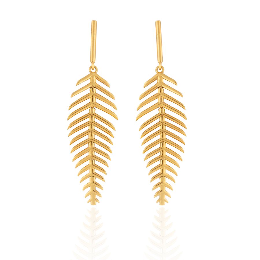 Fluid Leaf Earrings