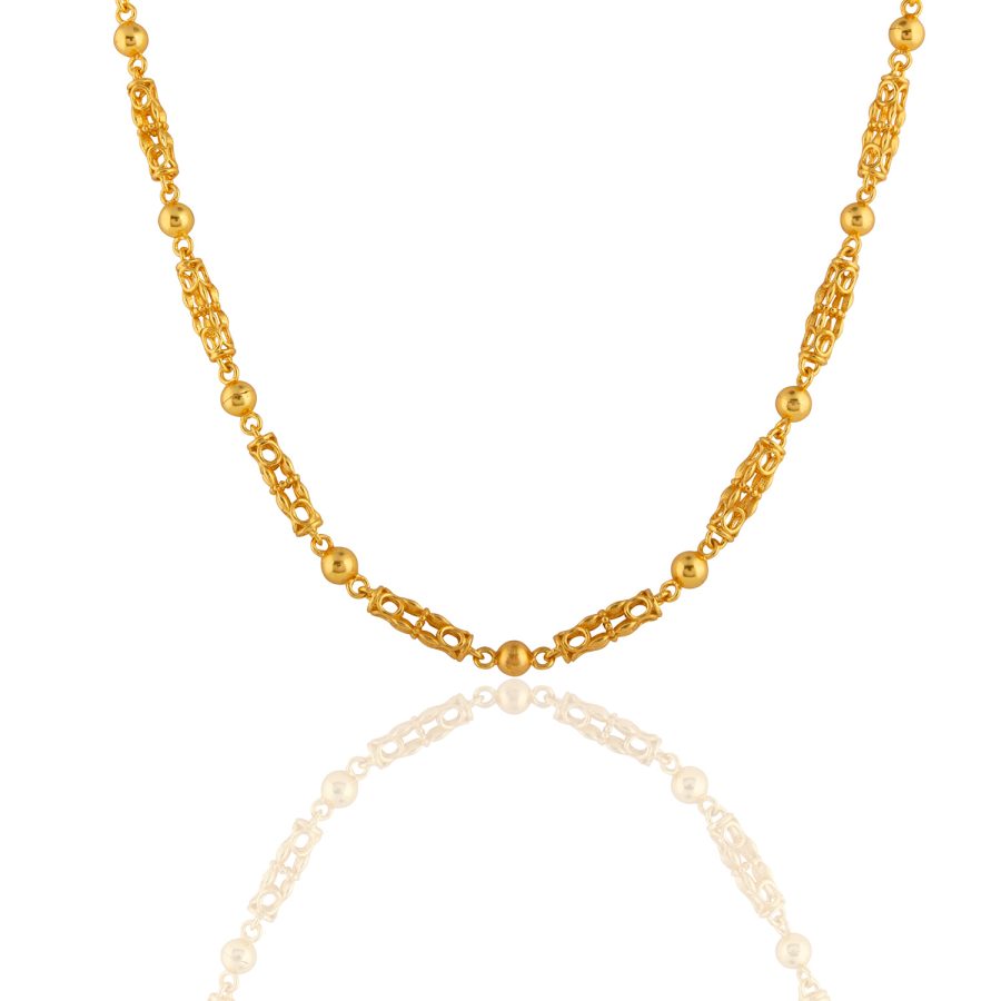 Gold Ball Detail Chain