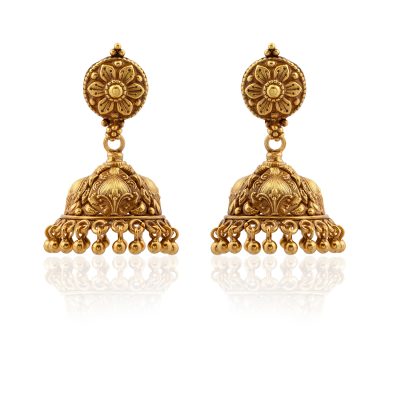 9th Century Temple Jumkhi Earrings
