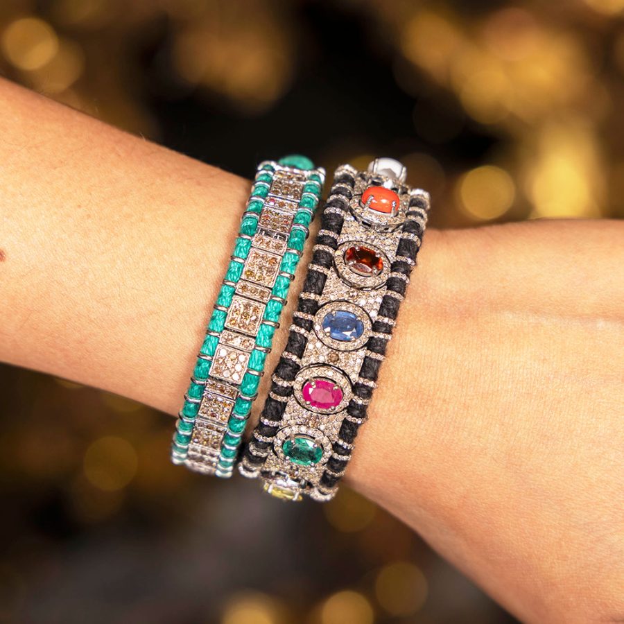 'Navratna' (stones of the 9 planets) 9th Century 'Baju' Bracelet