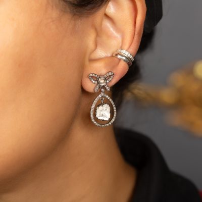 Bow Diamond Earrings