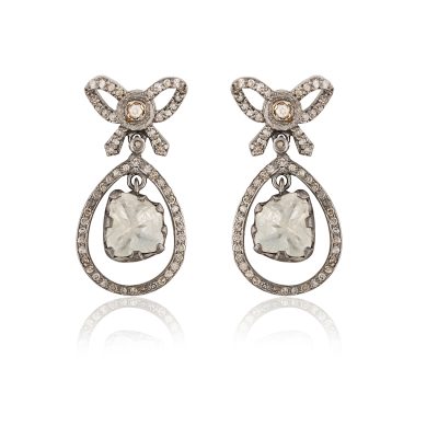 Bow Diamond Earrings