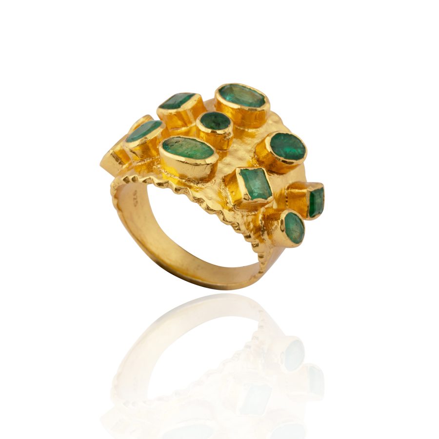 Emerald Ring Band