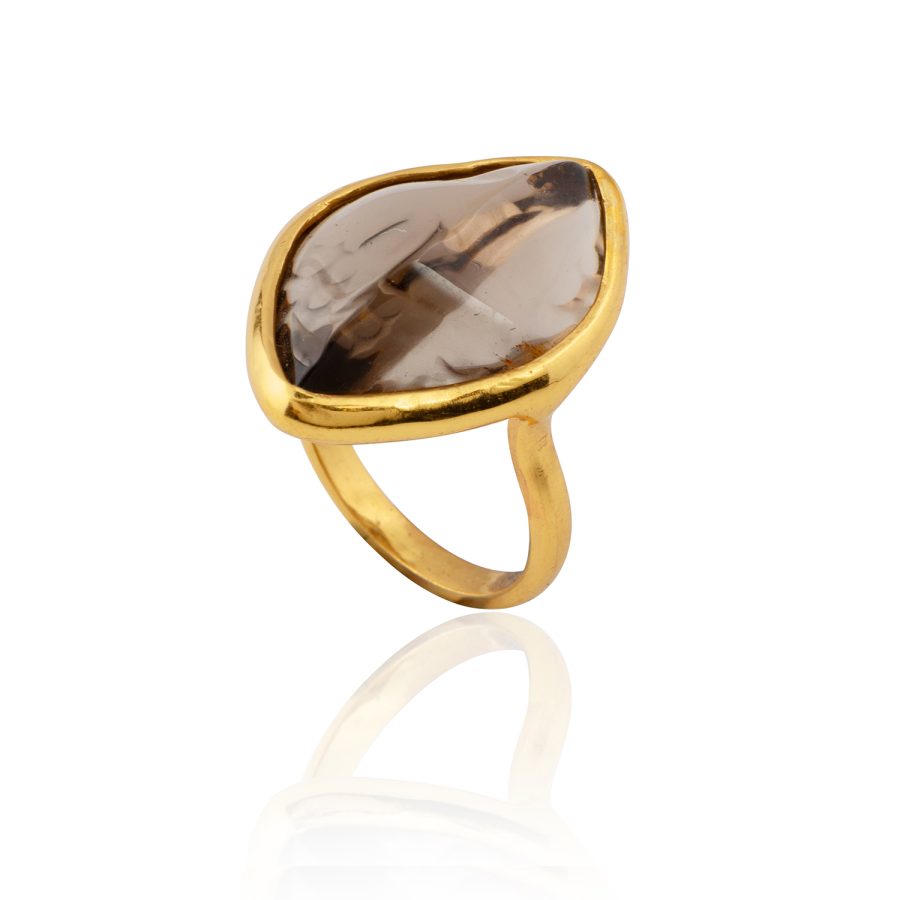 Smokey Quartz Cocktail Ring