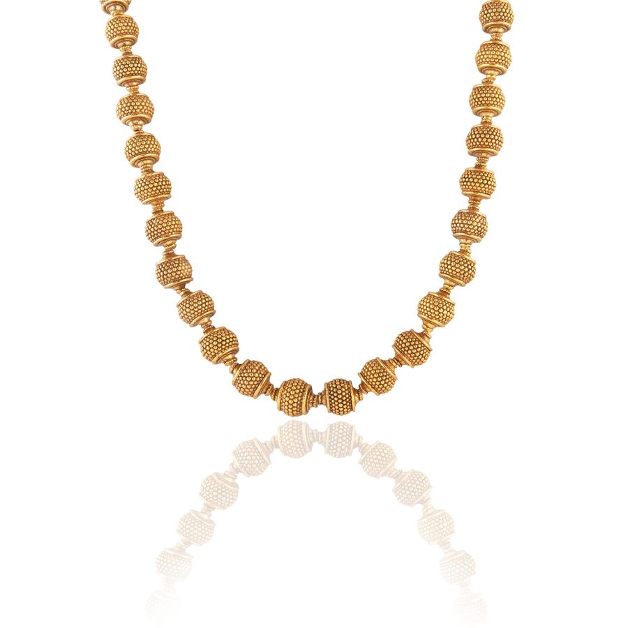 Heritage Granulated Ball Necklace (Inspired by my Mothers own heirloom pieces)