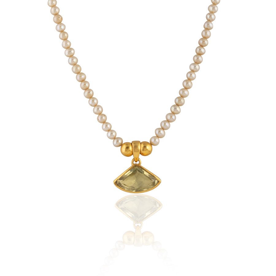 Topaz & Pearl Necklace