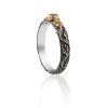 18kt Gold & Silver Heirloom Coloured Diamond Ring - Image 3