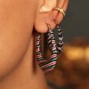 Classic Vermeil Ear Cuff with Crystal Zirconia - Image 2