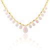 Carved Rose Quartz Necklace