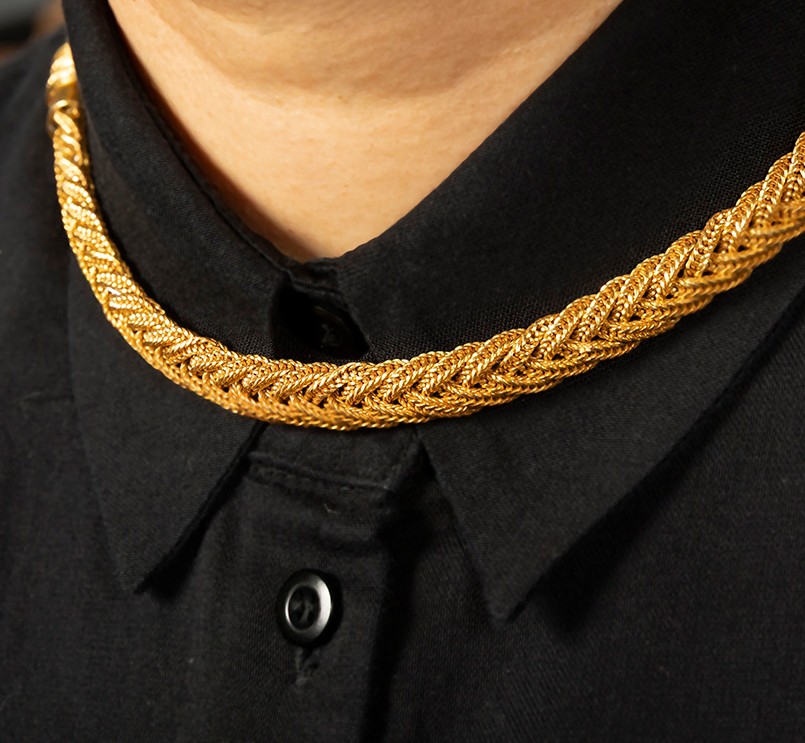 Simple Heritage Rope Design Necklace