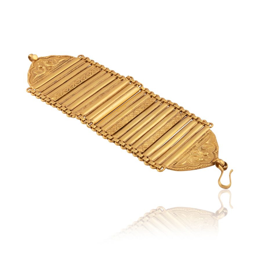 Heritage Grid Bracelet (thicker)