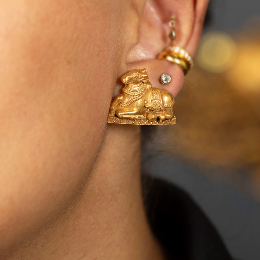Heritage Holy Cow 'Nandi' Stud Earrings