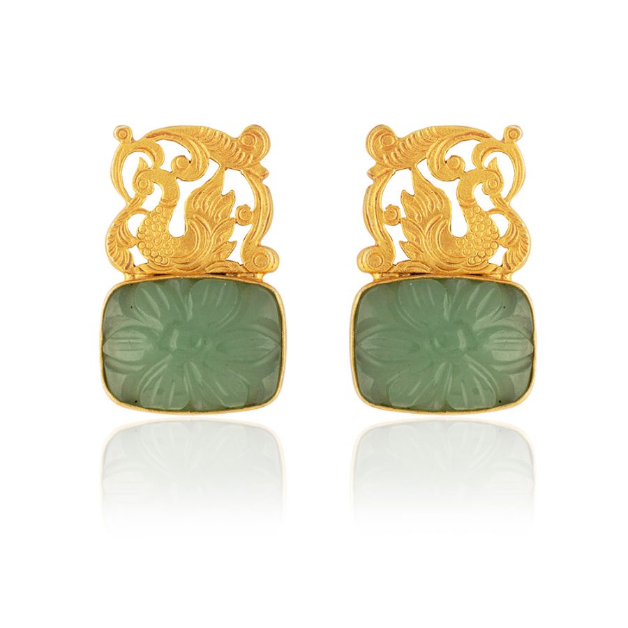 Heritage Strawberry Quartz Earring