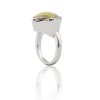 Lemon Quartz Silver Ring - Image 5