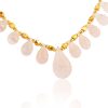 Carved Rose Quartz Necklace - Image 3