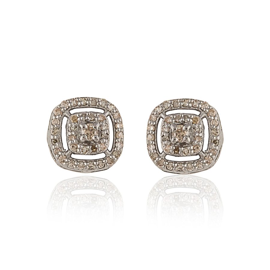 Simple Diamond Studs (with an edge)