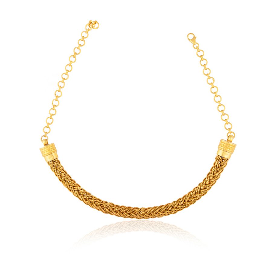 Simple Heritage Rope Design Necklace