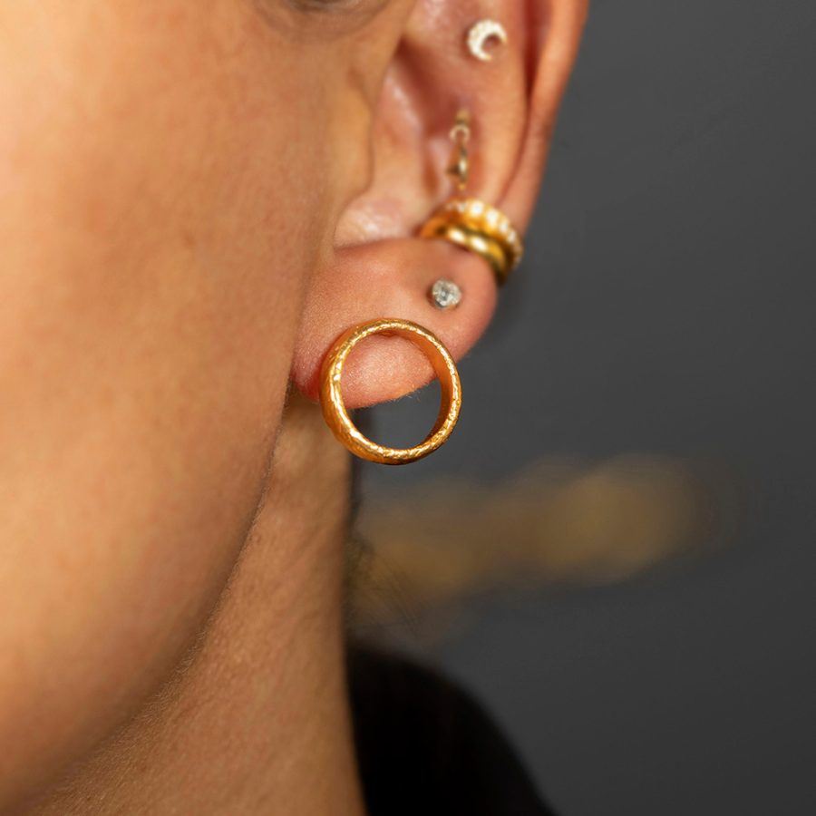 Simple Mandala Earrings