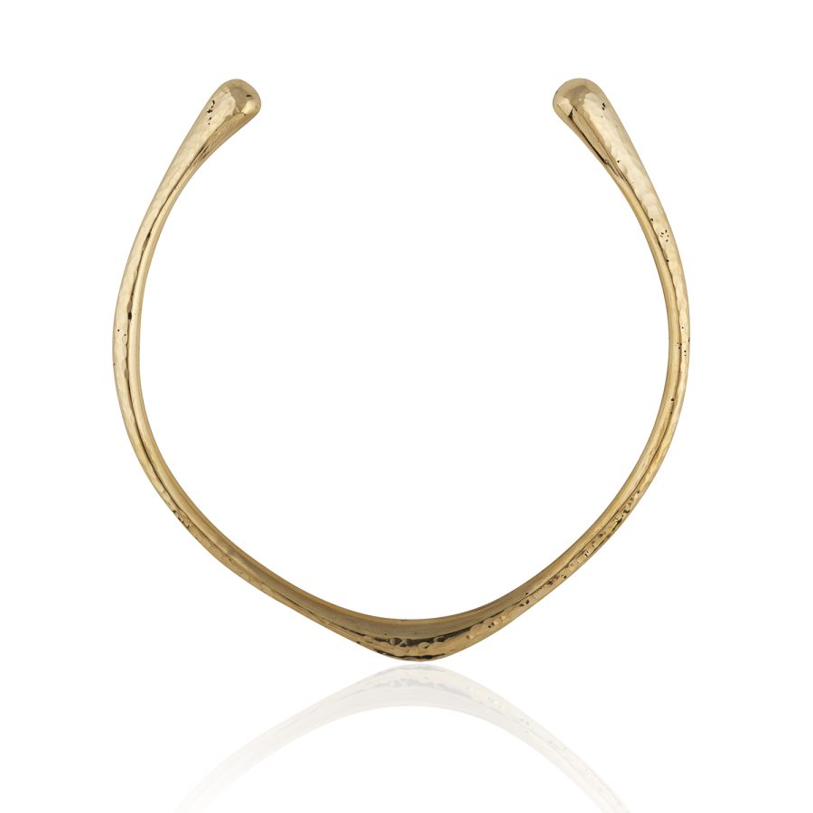 Hammered Simple Collar Neckpiece