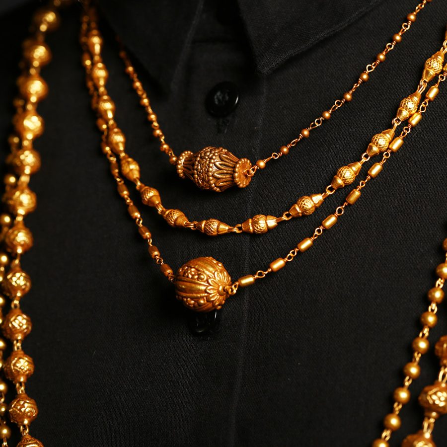 Simple Gold Ball Chain (Inspired by mothers own heirloom pieces)