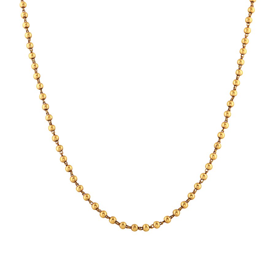 Simple Gold Ball Chain (Inspired by mothers own heirloom pieces)
