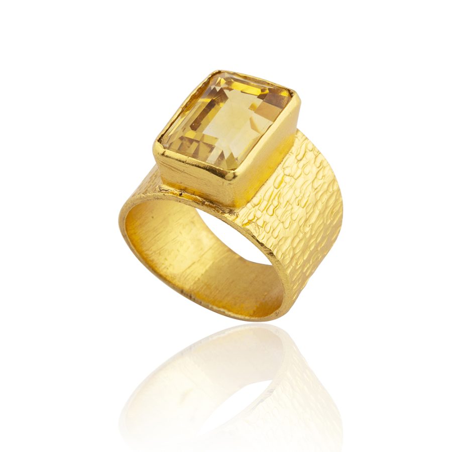 Citrine Ring Band
