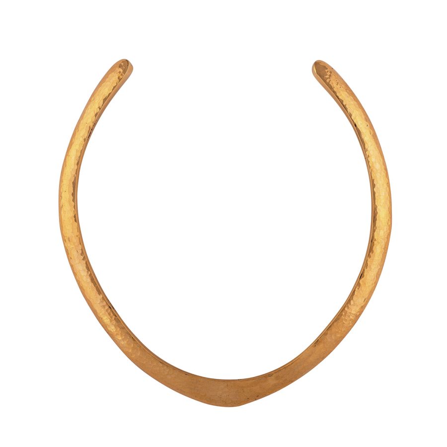 Simple Hammered  Neckpiece