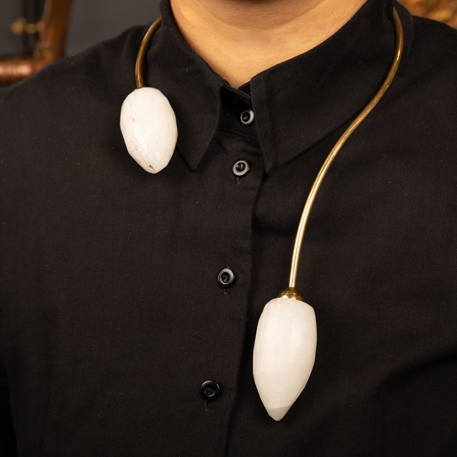 White Quartz Neckpiece