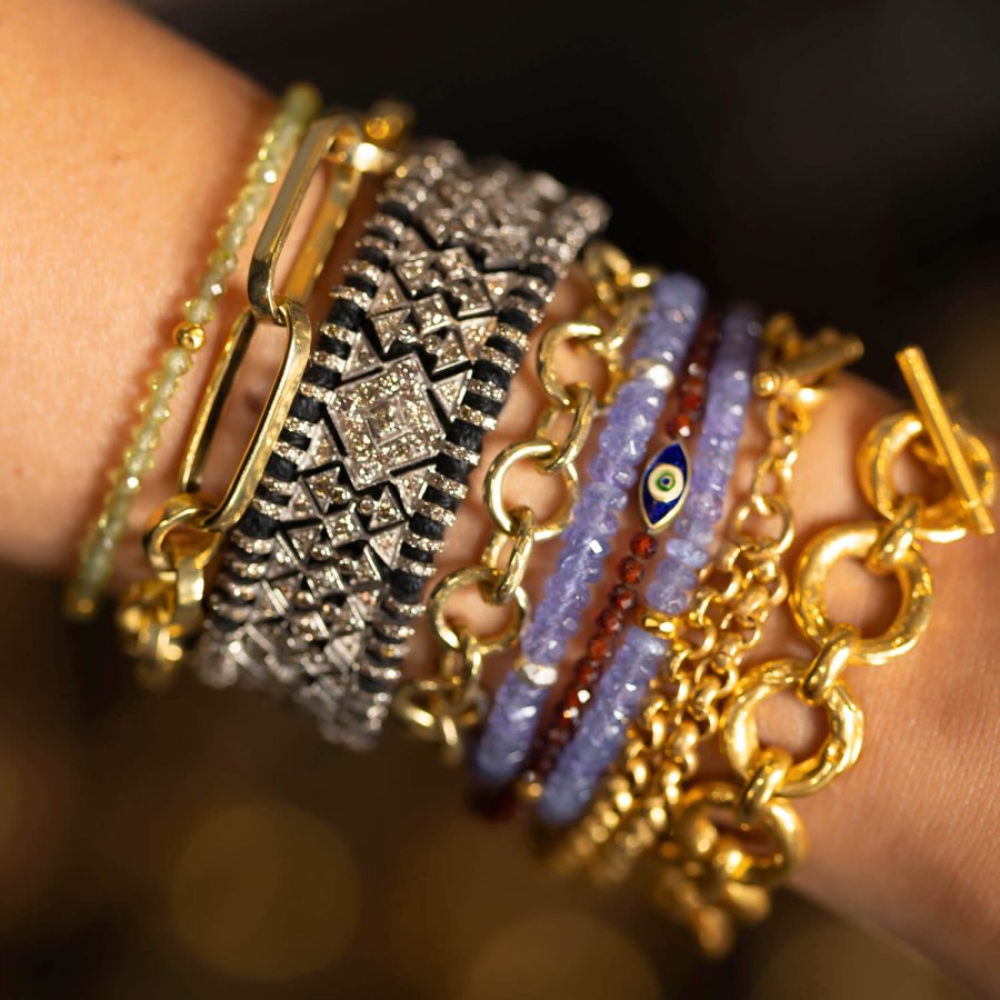 18kt Gold Peridot Bracelet